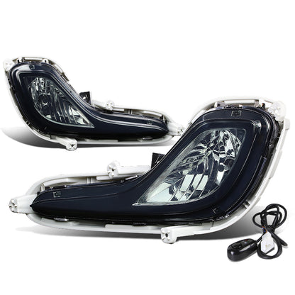 FAROS DE NIEBLA 12-16 HYUNDAI ACCENT 4-DOOR - W/ SWITCH - 881 BULB - SMOKE