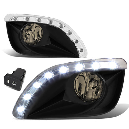 FAROS DE NIEBLA 10-11 TOYOTA CAMRY - LED DRL - W/ SWITCH - H11 BULB - SMOKE