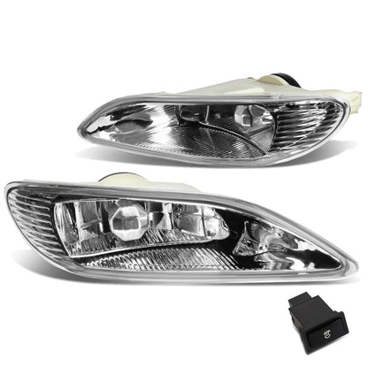 FAROS DE NIEBLA 02-04 TOYOTA CAMRY / 02-03 SOLARA / 05-08 COROLLA - W/ SWITCH - 9006 BULB - CLEAR