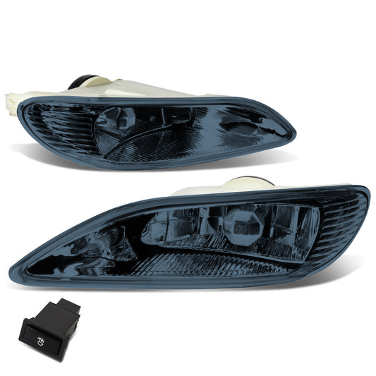 FAROS DE NIEBLA 02-04 TOYOTA CAMRY / 02-03 SOLARA / 05-08 COROLLA - W/ SWITCH - 9006 BULB - SMOKE