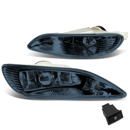 FAROS DE NIEBLA 02-04 TOYOTA CAMRY / 02-03 SOLARA / 05-08 COROLLA - W/ SWITCH - 9006 BULB - SMOKE