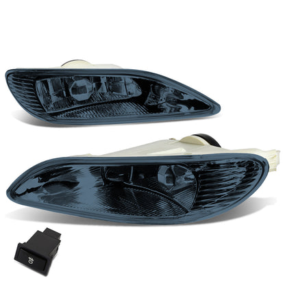 FAROS DE NIEBLA 02-04 TOYOTA CAMRY / 02-03 SOLARA / 05-08 COROLLA - W/ SWITCH - 9006 BULB - SMOKE
