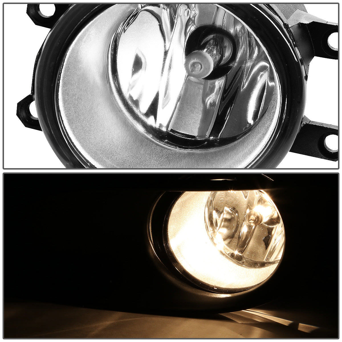 FAROS DE NIEBLA 09-11 TOYOTA YARIS HATCHBACK - W/ SWITCH - H11 BULB - CLEAR