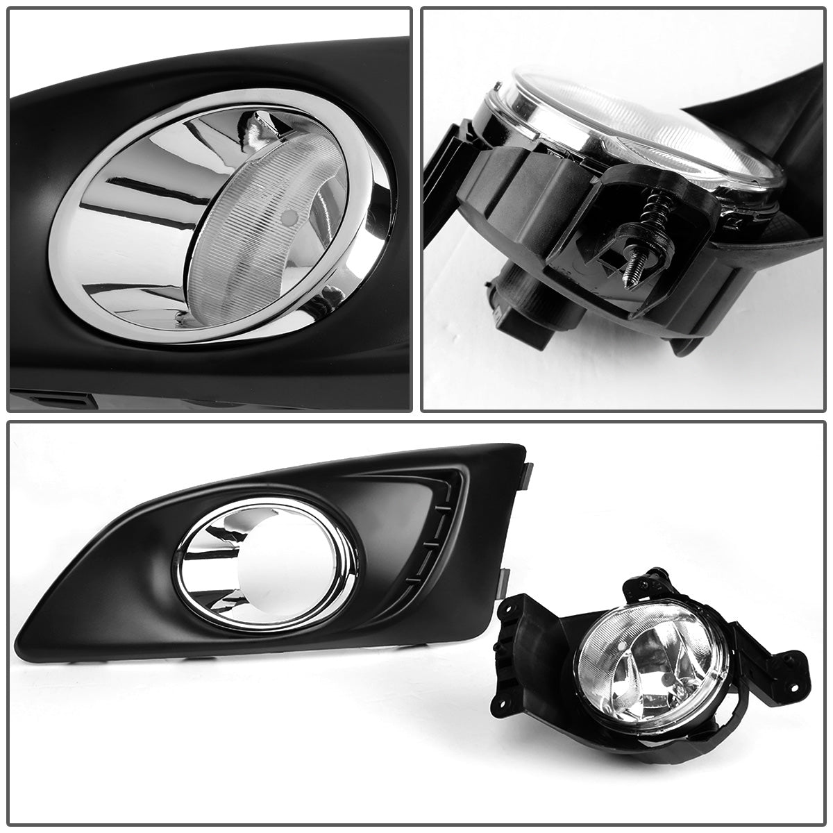 FAROS DE NIEBLA 11-15 CHEVY SONIC / 12-15 AVEO - W/ SWITCH - H8 BULB - CLEAR