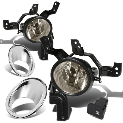 FAROS DE NIEBLA 07-09 HONDA CRV - W/ SWITCH - W/ CHROME BEZEL - H11 BULB - SMOKE