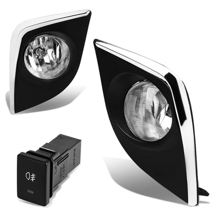 FAROS DE NIEBLA 14-16 TOYOTA COROLLA 4-DOOR - W/ SWITCH - H16 BULB - CLEAR