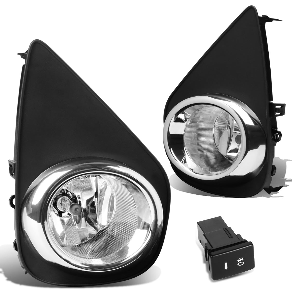 FAROS DE NIEBLA 15-16 TOYOTA YARIS HATCHBACK - W/ SWITCH - H16 BULB - CLEAR