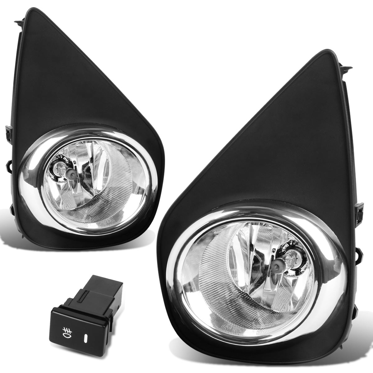 FAROS DE NIEBLA 15-16 TOYOTA YARIS HATCHBACK - W/ SWITCH - H16 BULB - CLEAR