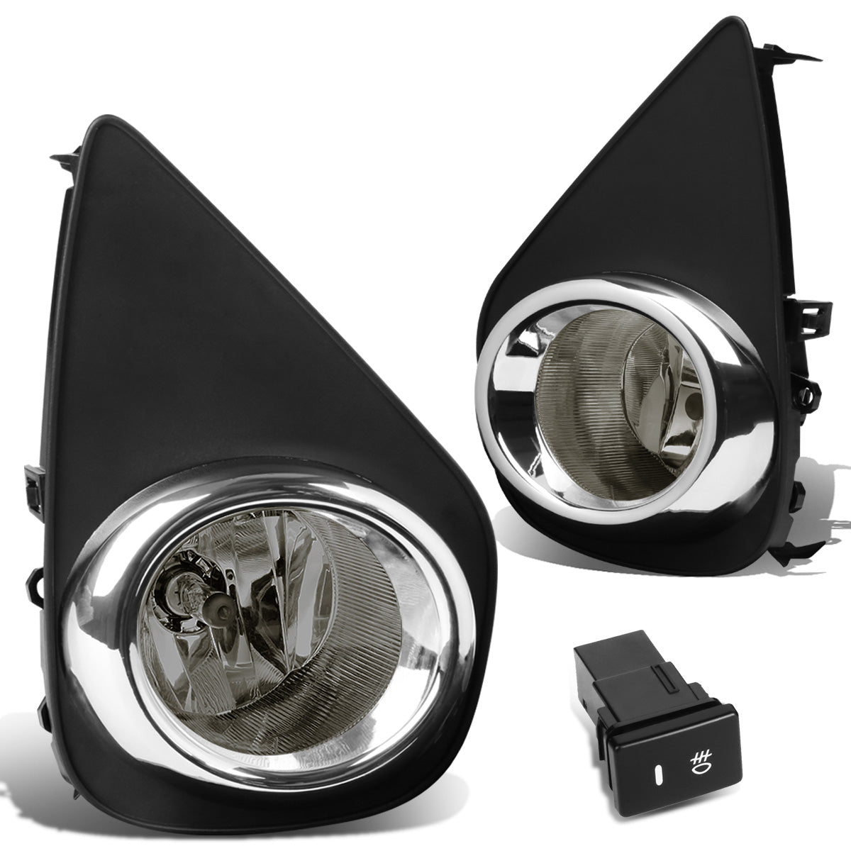 FAROS DE NIEBLA 15-16 TOYOTA YARIS HATCHBACK - W/ SWITCH - H16 BULB - SMOKE