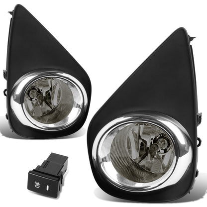 FAROS DE NIEBLA 15-16 TOYOTA YARIS HATCHBACK - W/ SWITCH - H16 BULB - SMOKE