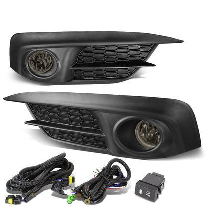 FAROS DE NIEBLA 2016+ HONDA CIVIC - W/ SWITCH - SMOKE