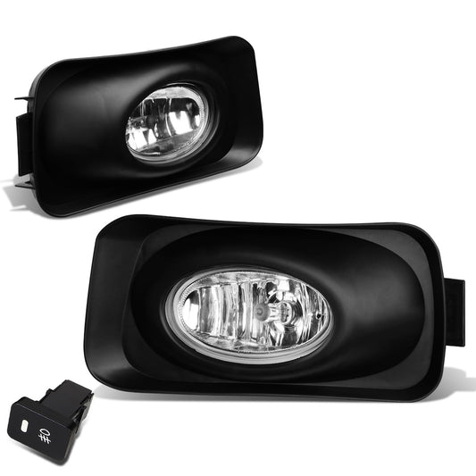 FAROS DE NIEBLA 04-05 ACURA TSX - WITH SWITCH, BEZEL - H11 BULB - CHROME / CLEAR