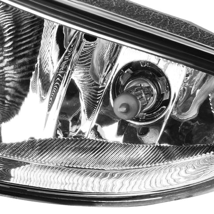 FAROS DE NIEBLA 04-05 HONDA CIVIC DX SEDAN, HX COUPE - WITH SWITCH - H11 BULB - CHROME / CLEAR