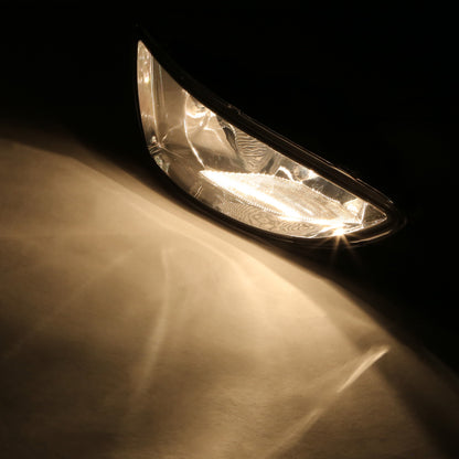FAROS DE NIEBLA 04-05 HONDA CIVIC DX SEDAN, HX COUPE - WITH SWITCH - H11 BULB - CHROME / CLEAR