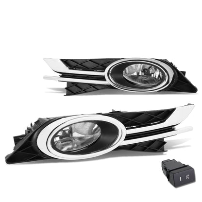 FAROS DE NIEBLA 14-16 HONDA ODYSSEY - WITH SWITCH, BEZEL - H11 BULB - CHROME / CLEAR