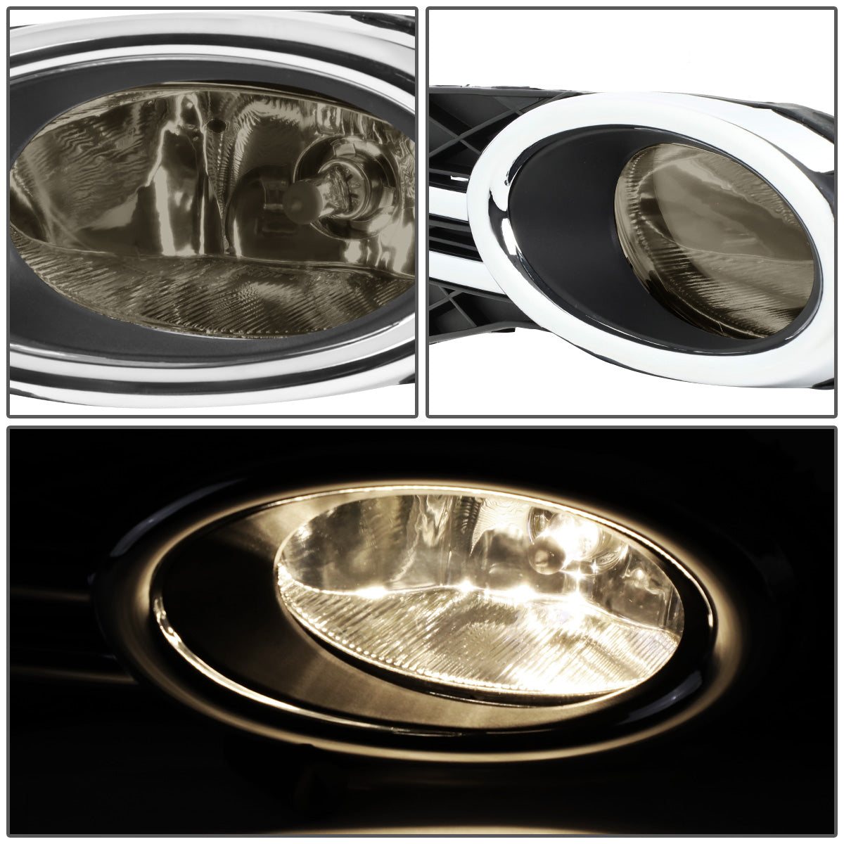 FAROS DE NIEBLA 14-16 HONDA ODYSSEY - WITH SWITCH, BEZEL - H11 BULB - SMOKE
