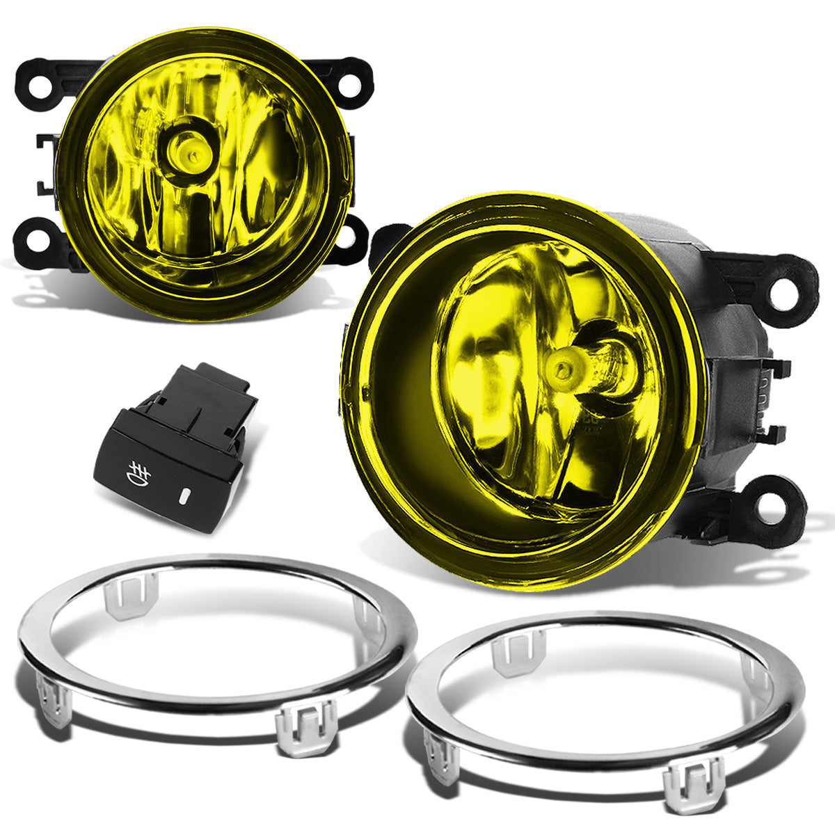 FAROS DE NIEBLA 12-15 HONDA PILOT - WITH SWITCH, BEZEL - H11 BULB - AMBER