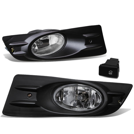 FAROS DE NIEBLA 06-07 HONDA ACCORD COUPE 2-DR - WITH SWITCH, BEZEL - H11 BULB - CHROME / CLEAR