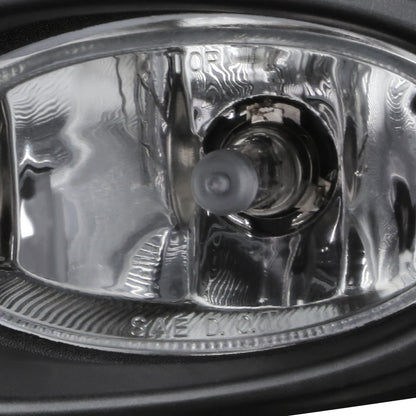 FAROS DE NIEBLA 06-07 HONDA ACCORD COUPE 2-DR - WITH SWITCH, BEZEL - H11 BULB - CHROME / CLEAR