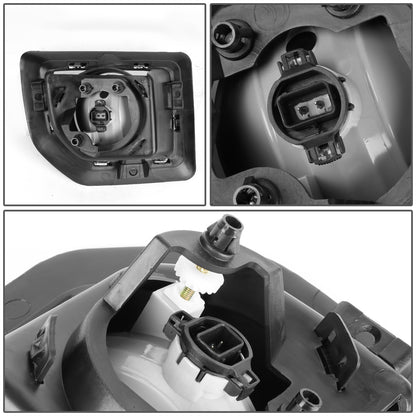 FAROS DE NIEBLA 15-16 GMC SIERRA 2500HD, 3500HD - WITH SWITCH, BEZEL - 5202 BULB - CHROME / CLEAR