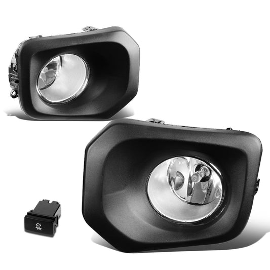 FAROS DE NIEBLA 16-20 TOYOTA TACOMA - WITH SWITCH, BEZEL - H11 BULB - CHROME / CLEAR