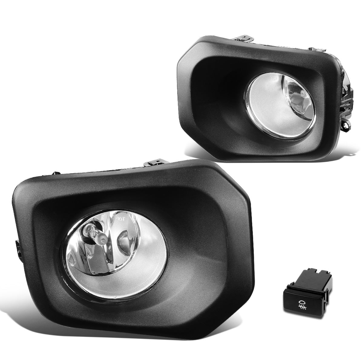 FAROS DE NIEBLA 16-20 TOYOTA TACOMA - WITH SWITCH, BEZEL - H11 BULB - CHROME / CLEAR