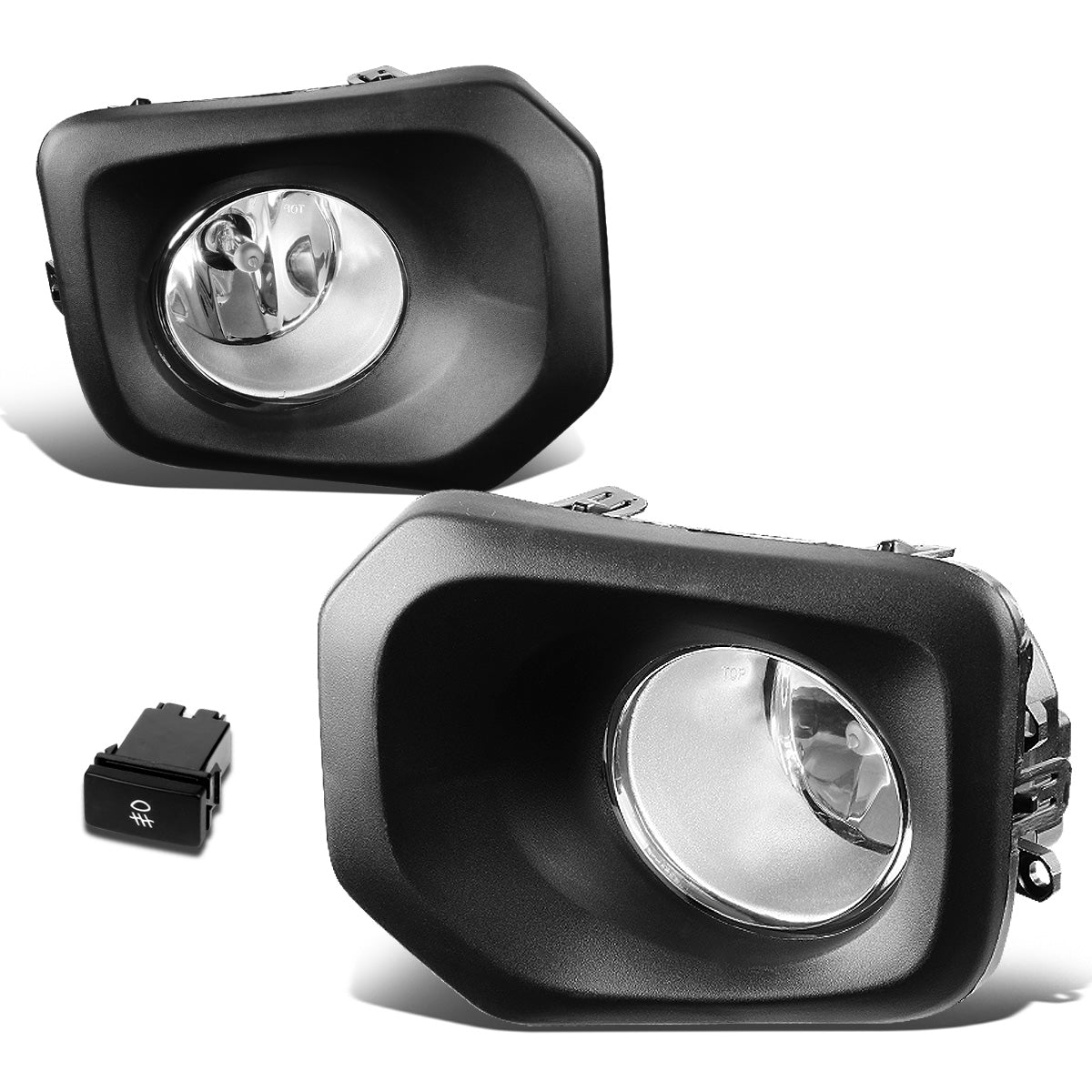 FAROS DE NIEBLA 16-20 TOYOTA TACOMA - WITH SWITCH, BEZEL - H11 BULB - CHROME / CLEAR