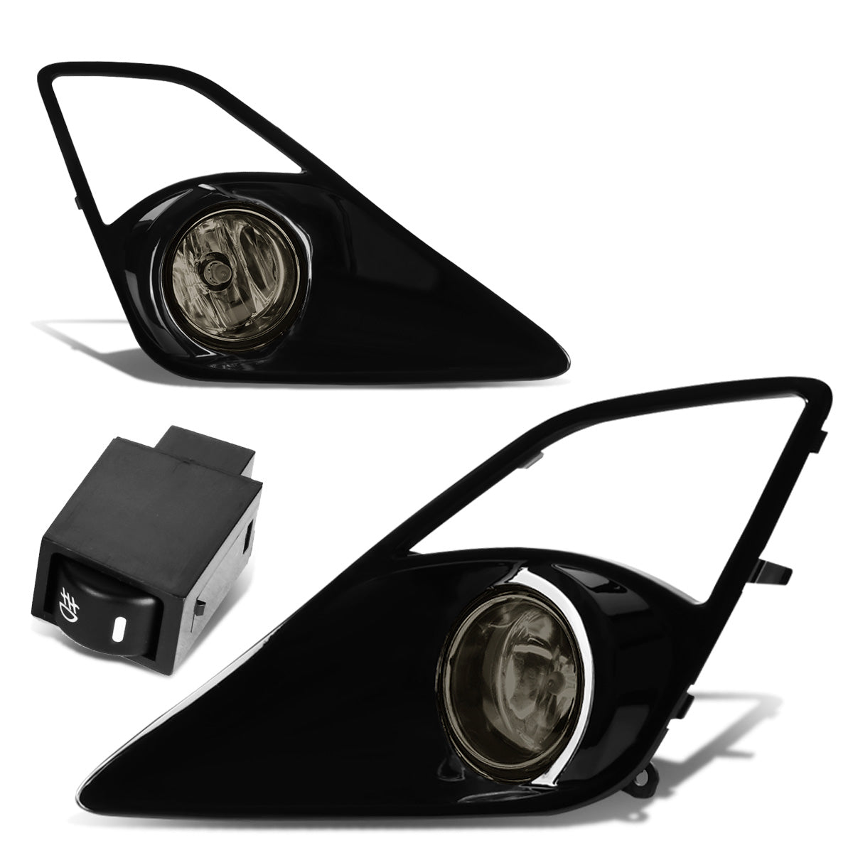 FAROS DE NIEBLA 13-16 SCION FRS - WITH SWITCH, BEZEL - H11 BULB - SMOKE