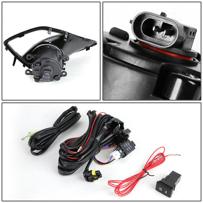 FAROS DE NIEBLA 13-16 SCION FRS - WITH SWITCH, BEZEL - H11 BULB - SMOKE