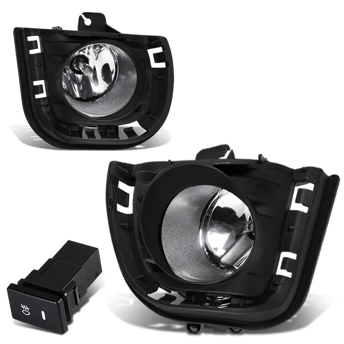 FAROS DE NIEBLA 14-16 SCION TC - WITH SWITCH, BEZEL - H11 BULB - CHROME / CLEAR