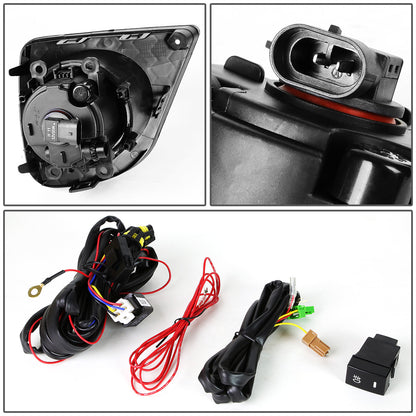 FAROS DE NIEBLA 13-15 HONDA ACCORD COUPE 2-DR - WITH SWITCH, BEZEL - H11 BULB - CHROME / CLEAR