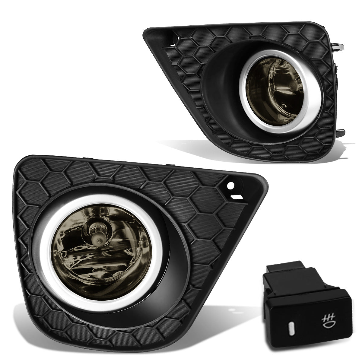 FAROS DE NIEBLA 13-15 HONDA ACCORD COUPE 2-DR - WITH SWITCH, BEZEL - H11 BULB - SMOKE