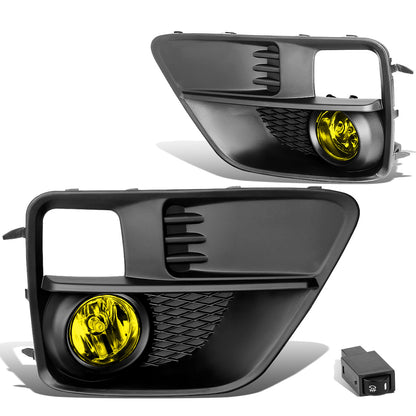 FAROS DE NIEBLA 15-17 SUBARU WRX , STI - WITH SWITCH, BEZEL - H11 BULB - AMBER