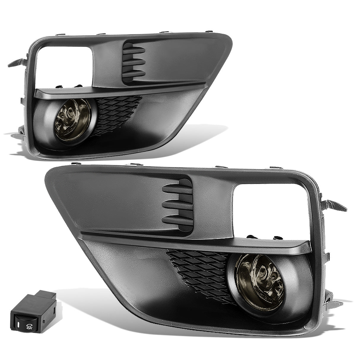 FAROS DE NIEBLA 15-17 SUBARU WRX , STI - WITH SWITCH, BEZEL - H11 BULB - SMOKE