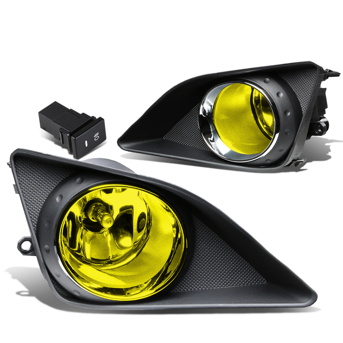 FAROS DE NIEBLA 09-10 TOYOTA COROLLA 4-DR - WITH SWITCH, BEZEL - H11 BULB - AMBER