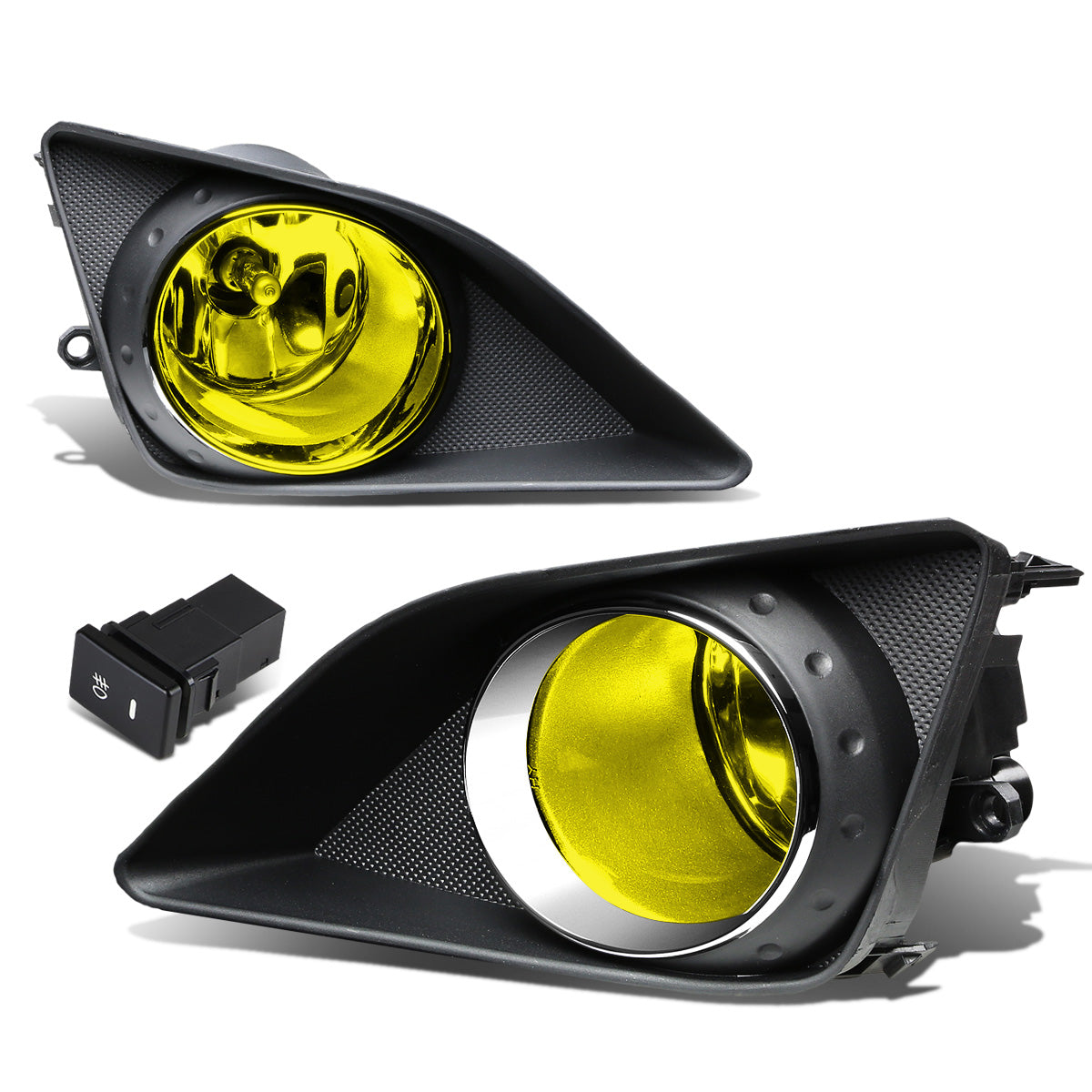 FAROS DE NIEBLA 09-10 TOYOTA COROLLA 4-DR - WITH SWITCH, BEZEL - H11 BULB - AMBER