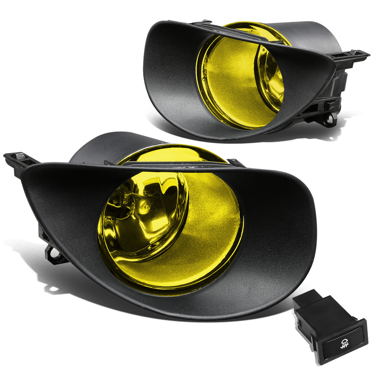 FAROS DE NIEBLA 06-08 TOYOTA YARIS HATCHBACK - WITH SWITCH, BEZEL - H11 BULB - AMBER
