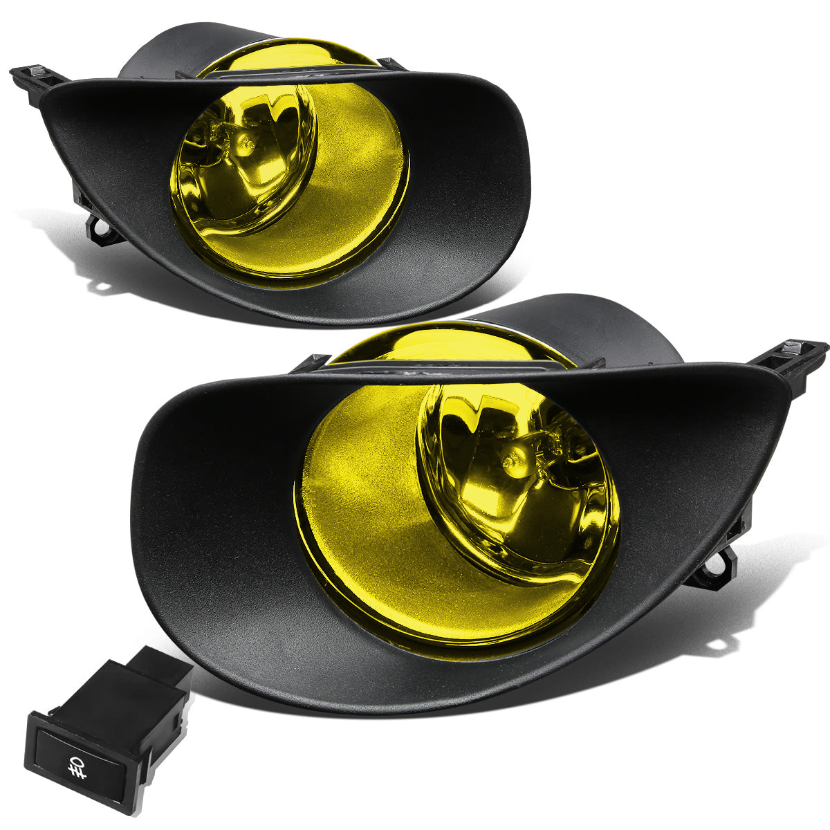 FAROS DE NIEBLA 06-08 TOYOTA YARIS HATCHBACK - WITH SWITCH, BEZEL - H11 BULB - AMBER