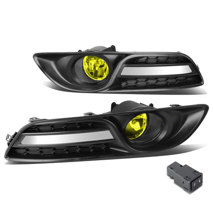 FAROS DE NIEBLA 13-16 NISSAN SENTRA 4-DR - WITH SWITCH, BEZEL - 58 BULB - AMBER