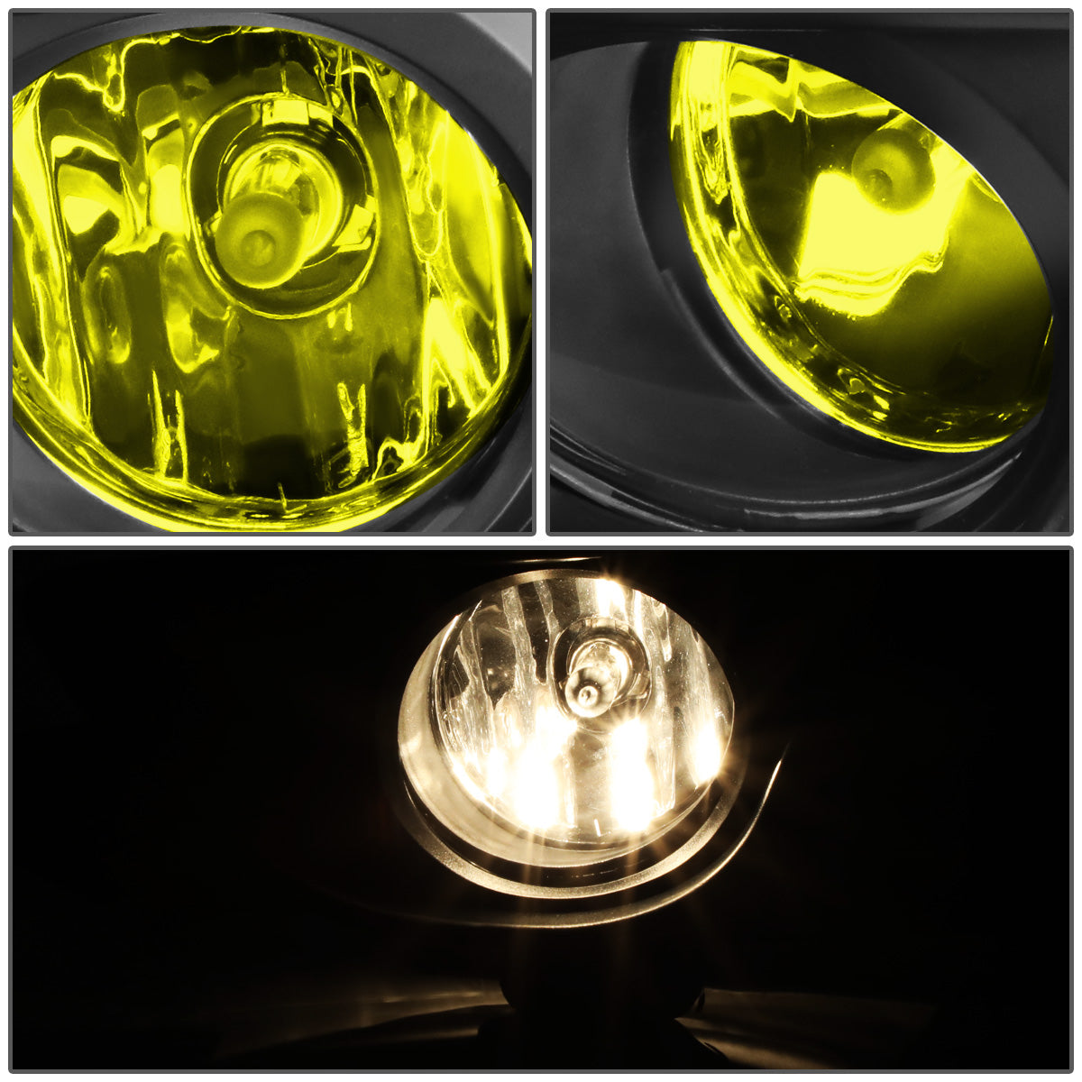 FAROS DE NIEBLA 13-16 NISSAN SENTRA 4-DR - WITH SWITCH, BEZEL - 58 BULB - AMBER