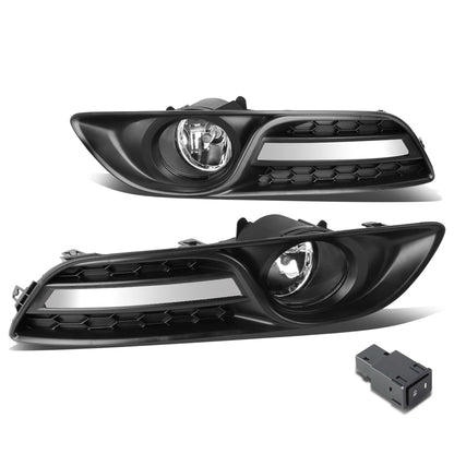 FAROS DE NIEBLA 13-16 NISSAN SENTRA 4-DR - WITH SWITCH, BEZEL - 58 BULB - CHROME / CLEAR