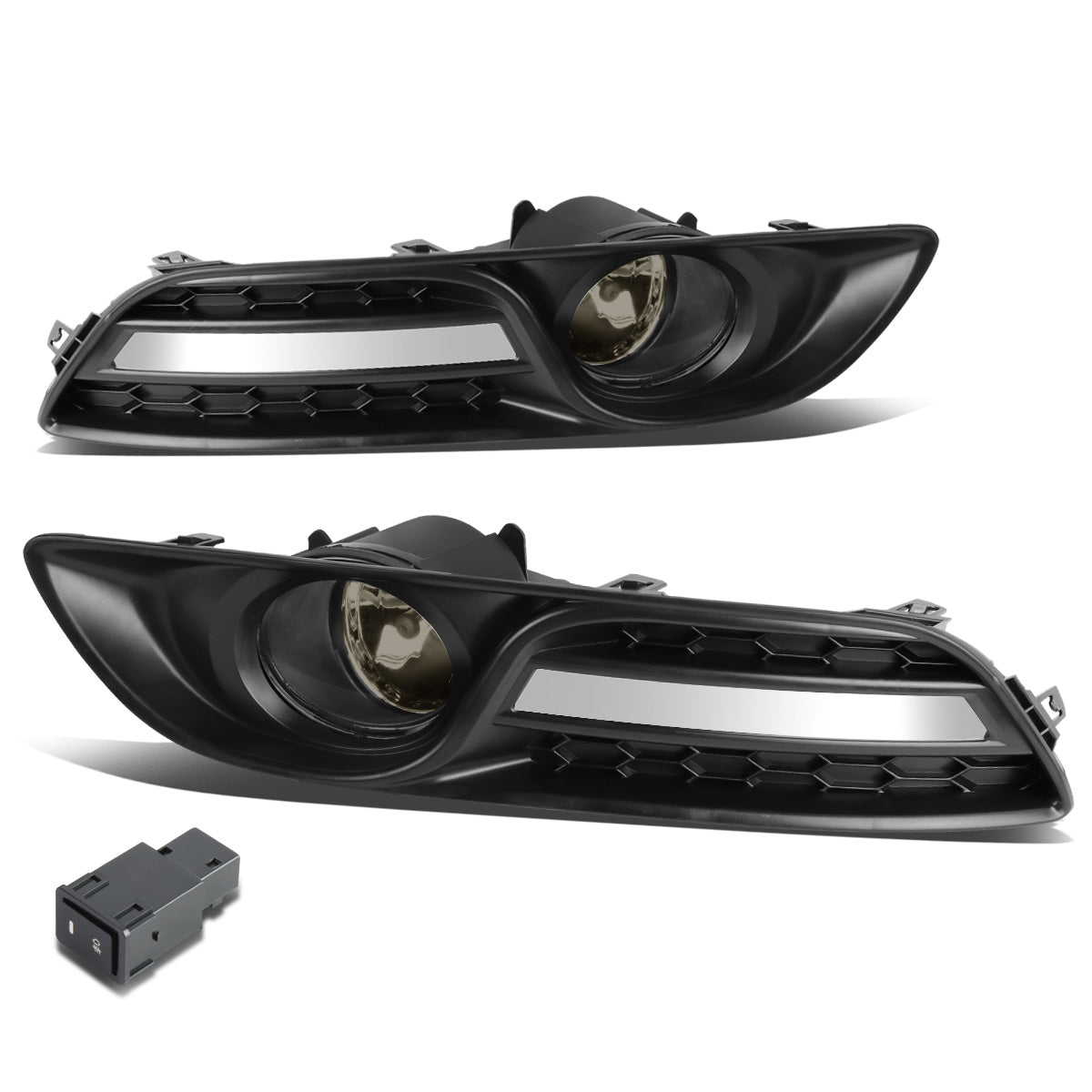 FAROS DE NIEBLA 13-16 NISSAN SENTRA 4-DR - WITH SWITCH, BEZEL - 58 BULB - SMOKE