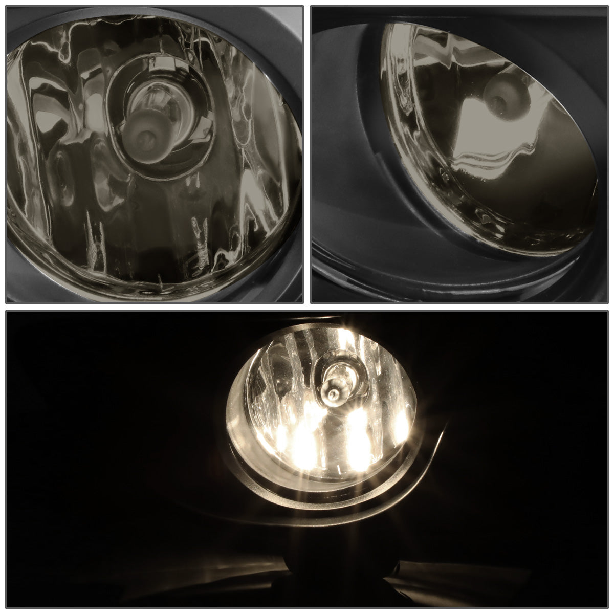 FAROS DE NIEBLA 13-16 NISSAN SENTRA 4-DR - WITH SWITCH, BEZEL - 58 BULB - SMOKE