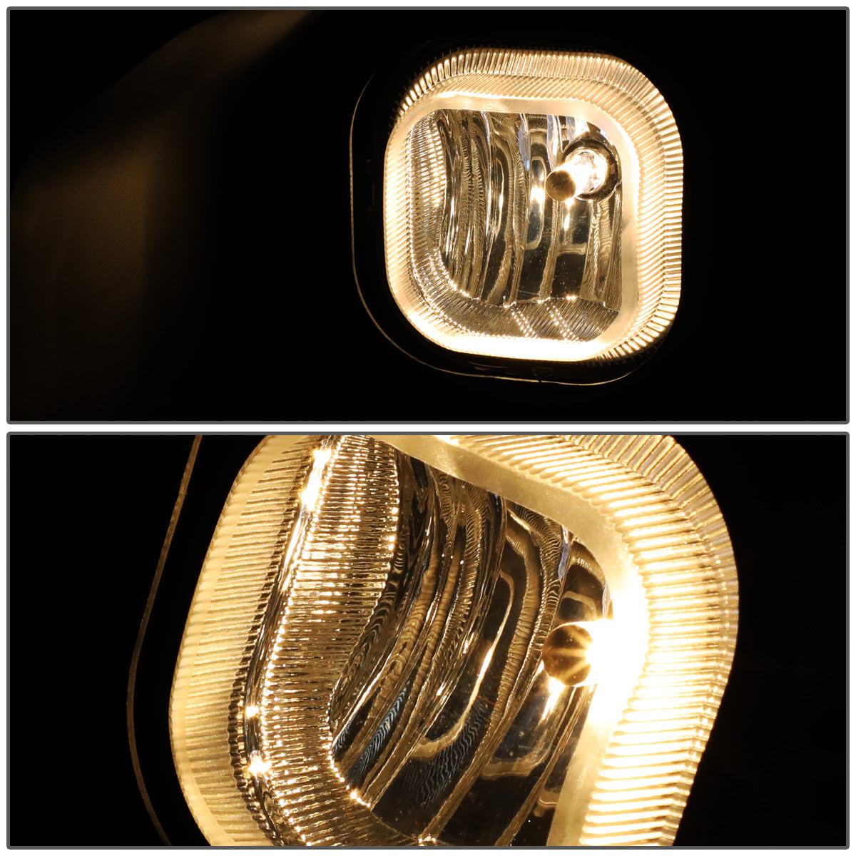 FAROS DE NIEBLA 11-16 FORD F-250, F-350, F-450, F-550 SUPER DUTY - WITH SWITCH, BEZEL - H10 BULB - AMBER