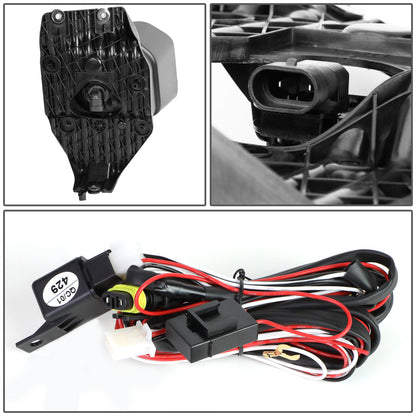 FAROS DE NIEBLA 11-16 FORD F-250, F-350, F-450, F-550 SUPER DUTY - WITH SWITCH, BEZEL - H10 BULB - AMBER