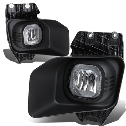 FAROS DE NIEBLA 11-16 FORD F-250, F-350, F-450, F-550 SUPER DUTY - WITH SWITCH, BEZEL - H10 BULB - CHROME / CLEAR