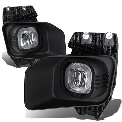 FAROS DE NIEBLA 11-16 FORD F-250, F-350, F-450, F-550 SUPER DUTY - WITH SWITCH, BEZEL - H10 BULB - CHROME / CLEAR