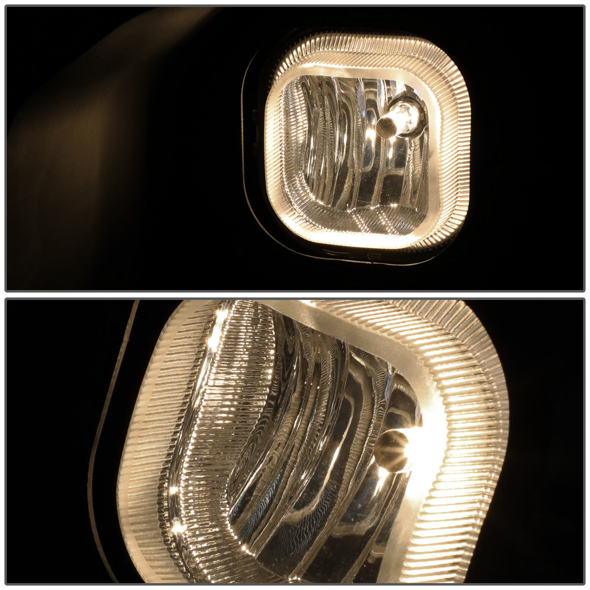 FAROS DE NIEBLA 11-16 FORD F-250, F-350, F-450, F-550 SUPER DUTY - WITH SWITCH, BEZEL - H10 BULB - SMOKE