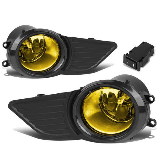 FAROS DE NIEBLA 11-17 TOYOTA SIENNA - DOES NOT FIT SE MODELS - WITH SWITCH, BEZEL - H11 BULB - AMBER
