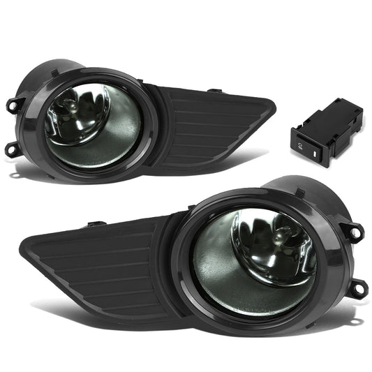 FAROS DE NIEBLA 11-17 TOYOTA SIENNA - DOES NOT FIT SE MODELS - WITH SWITCH, BEZEL - H11 BULB - SMOKE